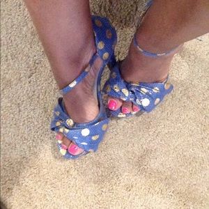 💕💕HOT POLKA DOT HEELED SANDALS 💕